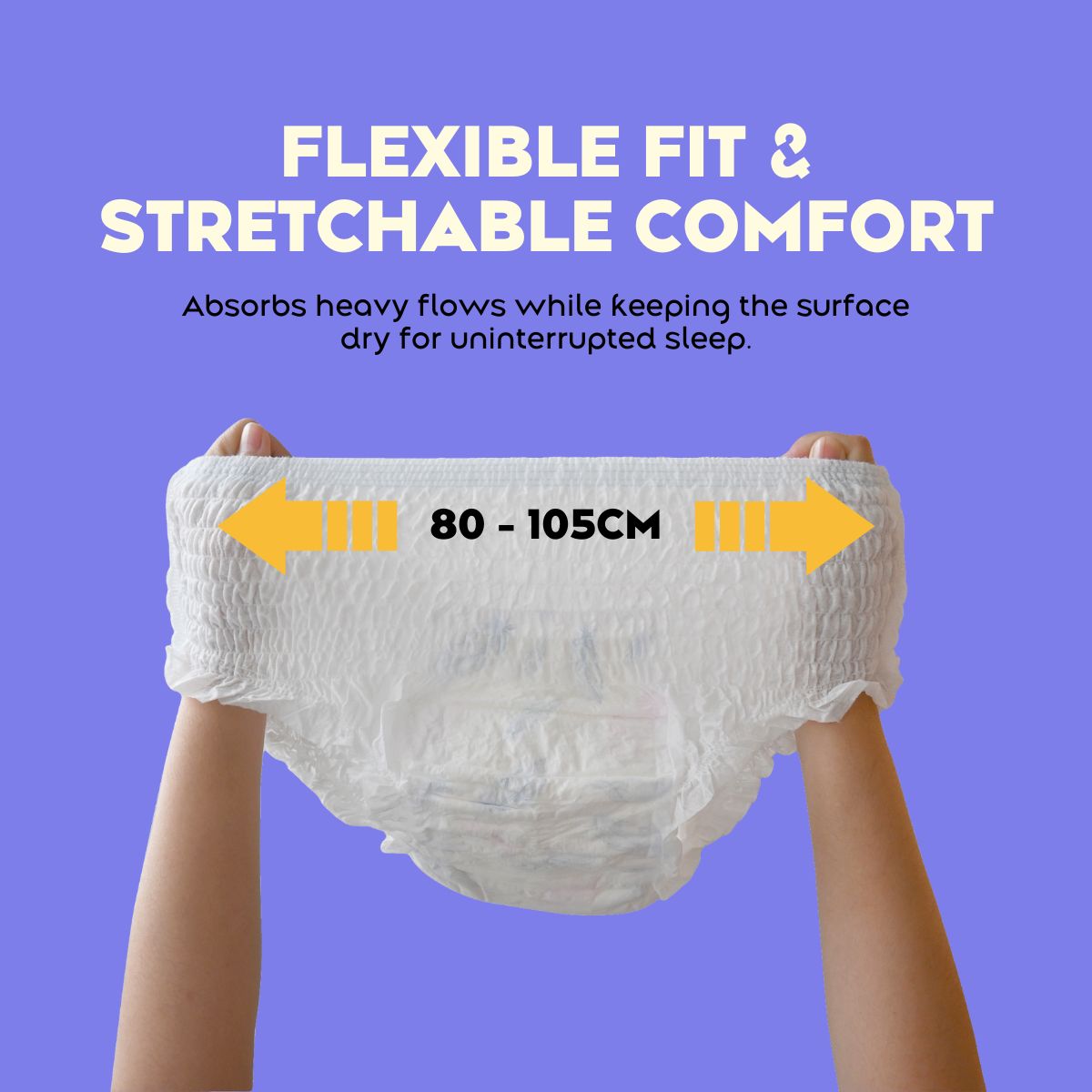 Moodfree Engineered Overnight Panty  (3 pcs/pack)