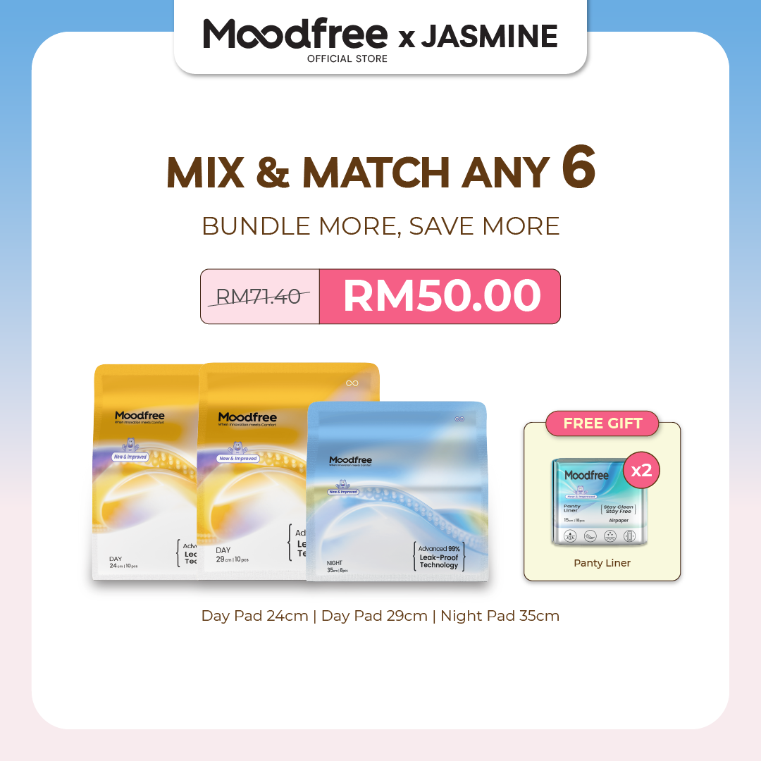 [JASMINE] MIX & MATCH ANY 6 SANITARY PADS