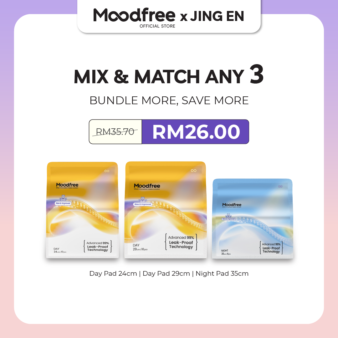 [JING EN] MIX & MATCH ANY 3 SANITARY PADS