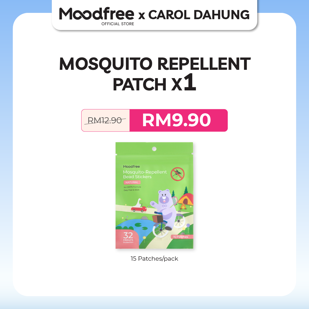 [CAROL DAHUNG] MOODFREE Mosquito-Repellent Bead Stickers (15 patches/pack)