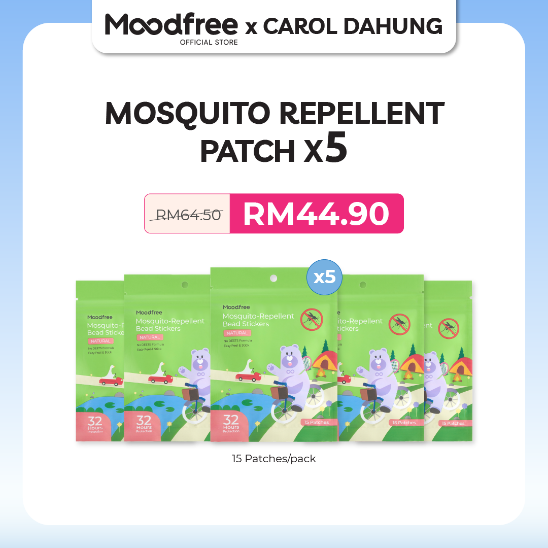 [CAROL DAHUNG] MOODFREE Mosquito-Repellent Bead Stickers (15 patches/pack)