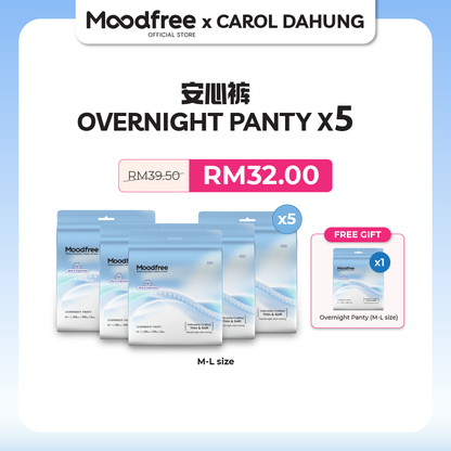 [CAROL DAHUNG] MOODFREE Engineered Overnight Panty Bundle