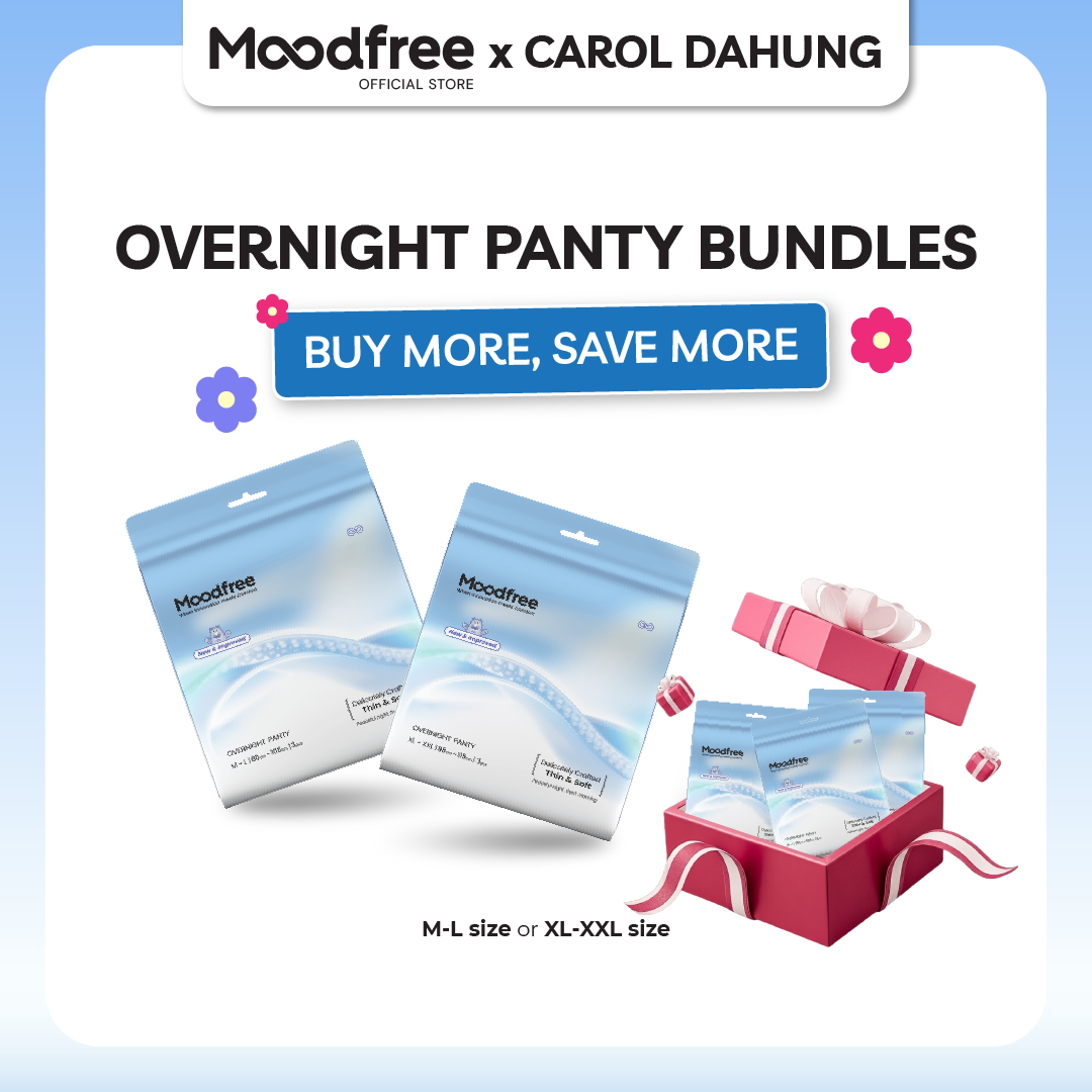 [CAROL DAHUNG] MOODFREE Engineered Overnight Panty Bundle