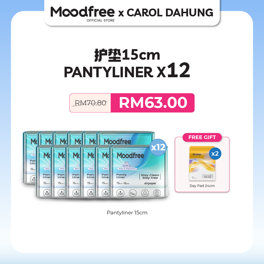 [CAROL DAHUNG] MOODFREE Engineered Pantyliner Bundle