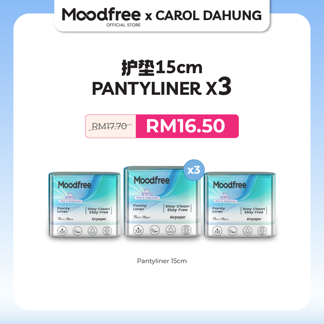 [CAROL DAHUNG] MOODFREE Engineered Pantyliner Bundle