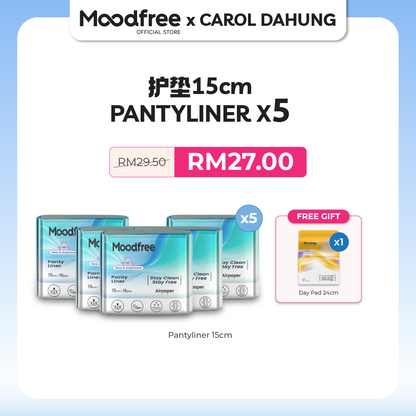 [CAROL DAHUNG] MOODFREE Engineered Pantyliner Bundle