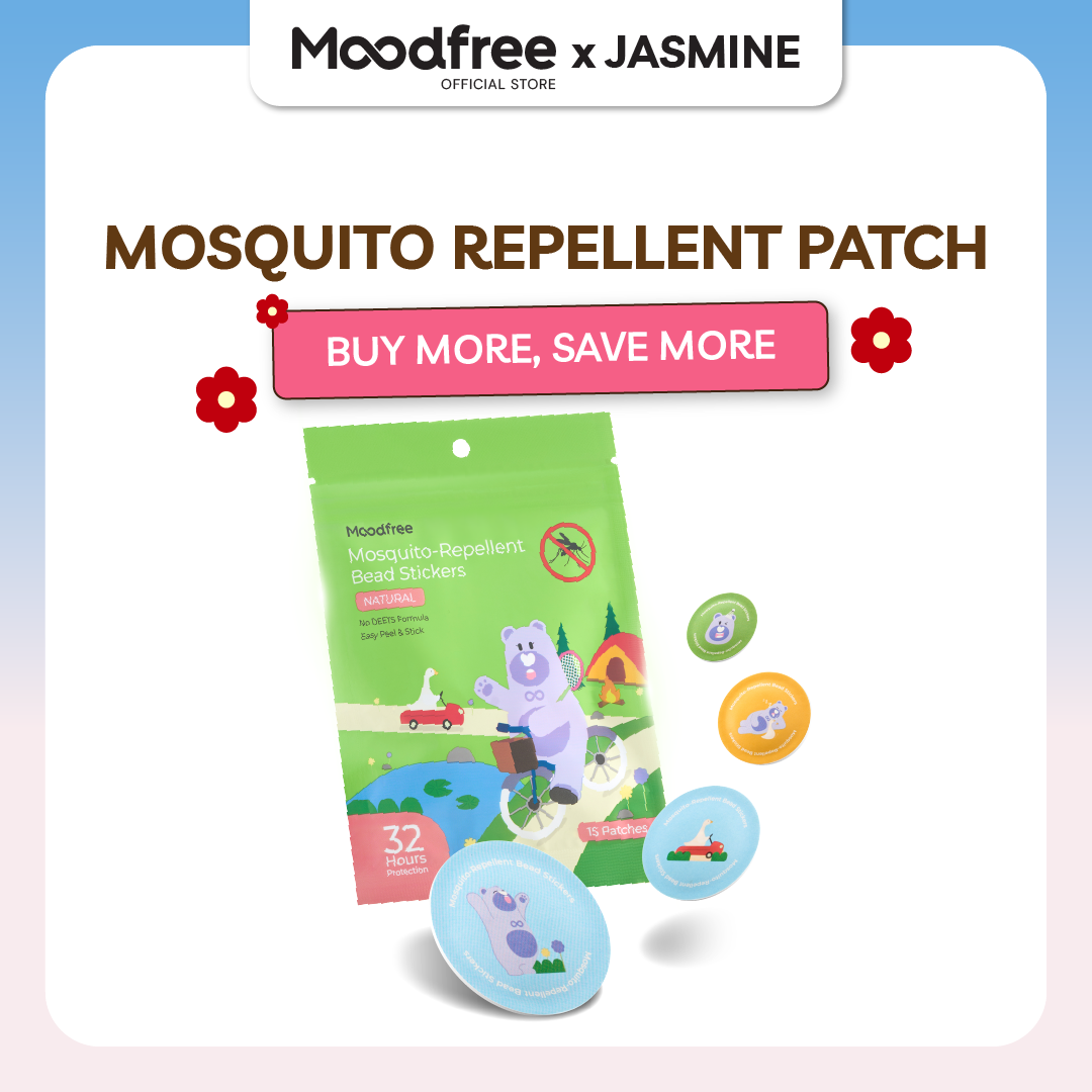 [JASMINE] MOODFREE Mosquito-Repellent Bead Stickers (15 patches/pack)