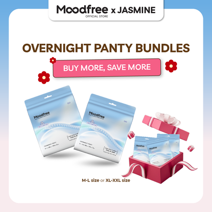 [JASMINE] MOODFREE Engineered Overnight Panty Bundle
