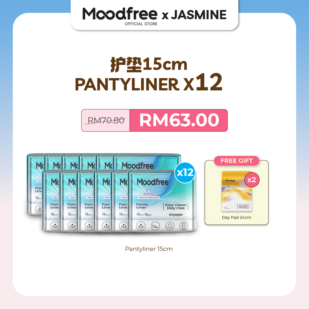 [JASMINE] MOODFREE Engineered Pantyliner Bundle