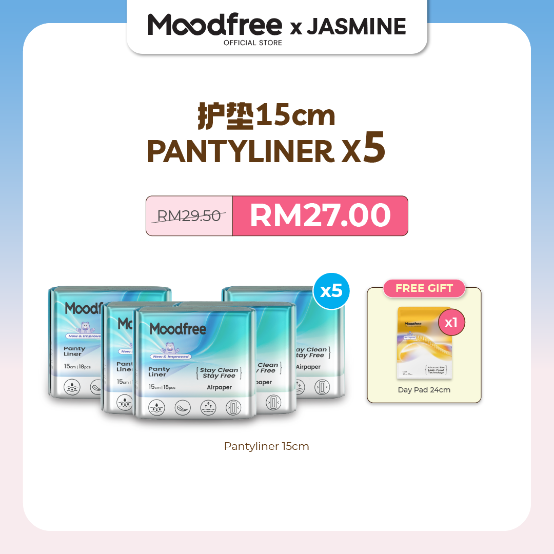 [JASMINE] MOODFREE Engineered Pantyliner Bundle