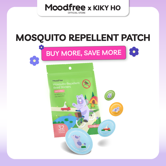 [KIKY HO] MOODFREE Mosquito-Repellent Bead Stickers (15 patches/pack)