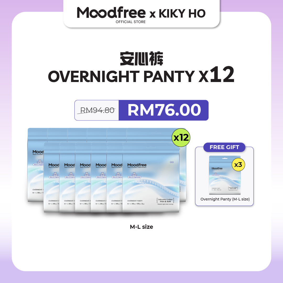 [KIKY HO] MOODFREE Engineered Overnight Panty Bundle