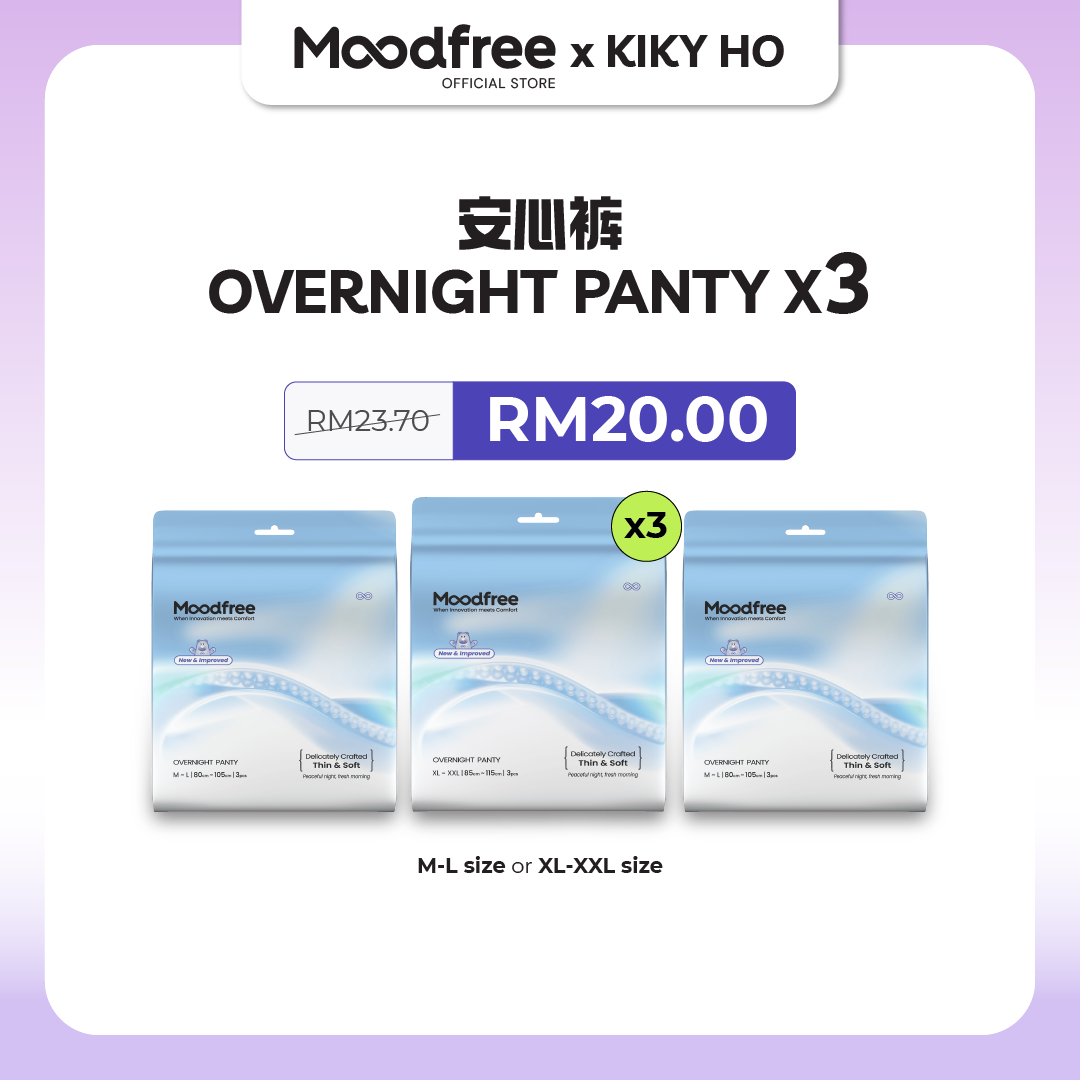 [KIKY HO] MOODFREE Engineered Overnight Panty Bundle