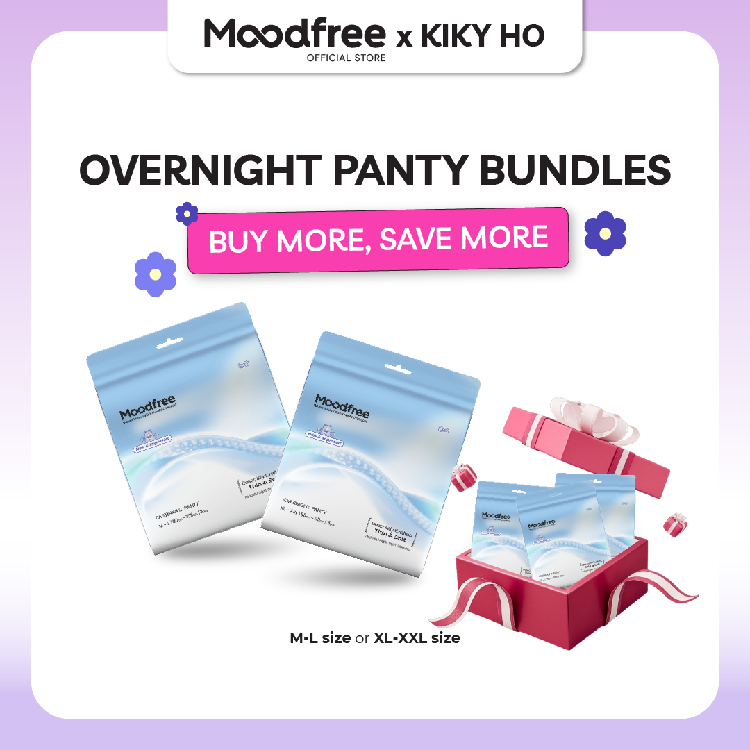 [KIKY HO] MOODFREE Engineered Overnight Panty Bundle