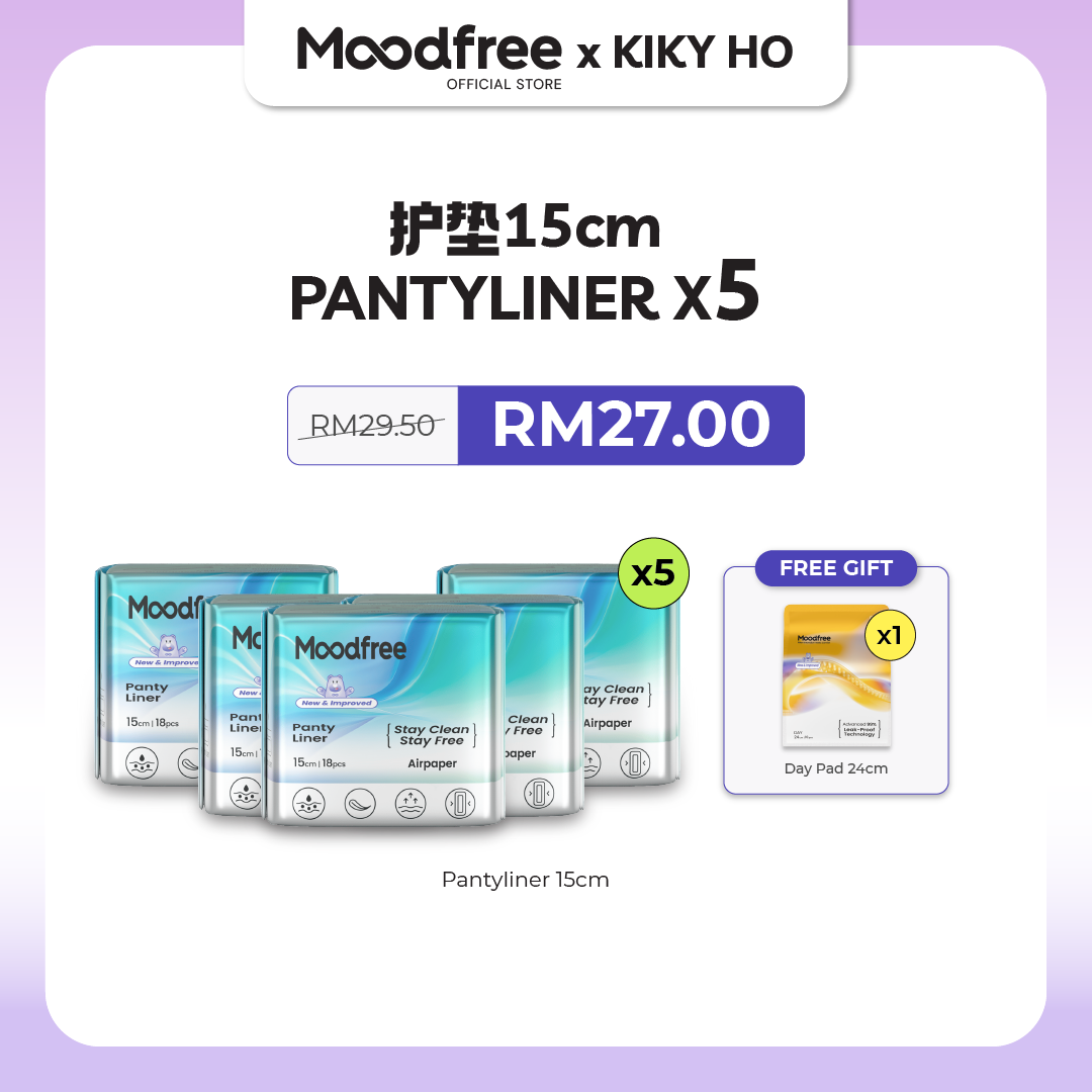 [KIKY HO] MOODFREE Engineered Pantyliner Bundle