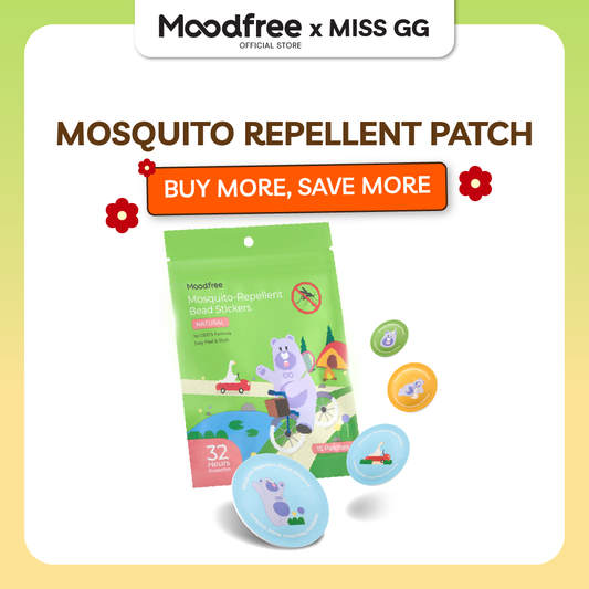 [MISS GG] MOODFREE Mosquito-Repellent Bead Stickers (15 patches/pack)