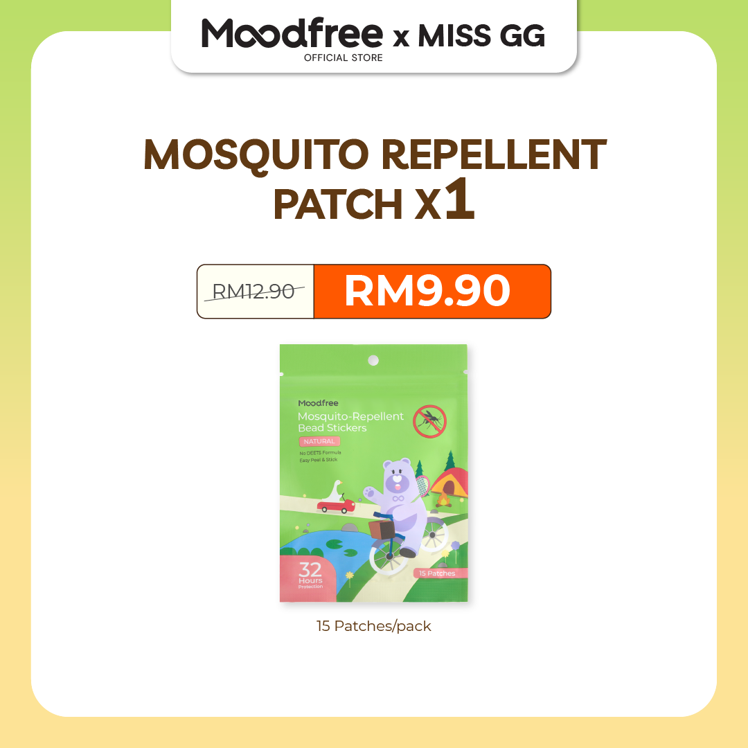 [MISS GG] MOODFREE Mosquito-Repellent Bead Stickers (15 patches/pack)