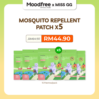 [MISS GG] MOODFREE Mosquito-Repellent Bead Stickers (15 patches/pack)