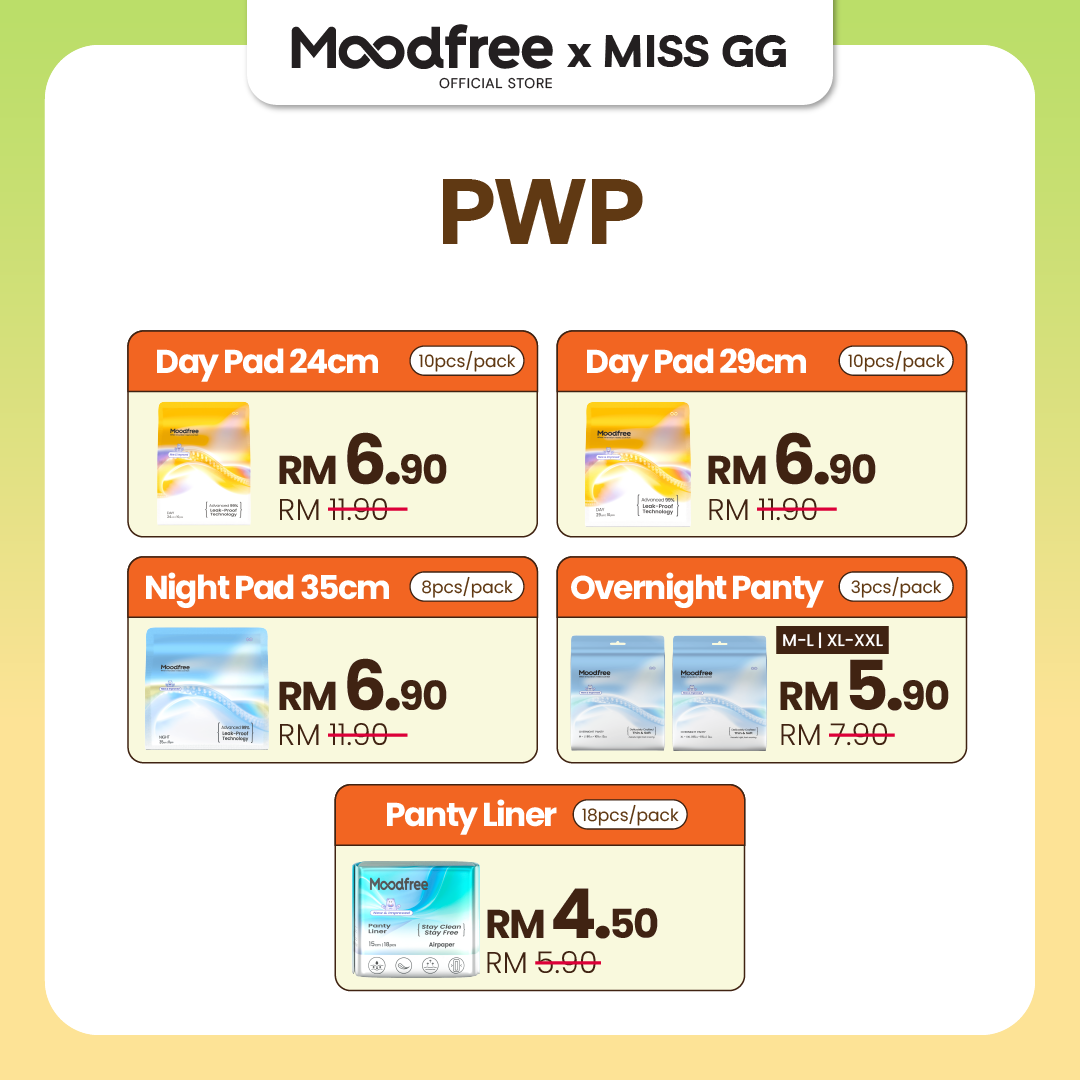 [MISS GG] MOODFREE Engineered Pantyliner Bundle