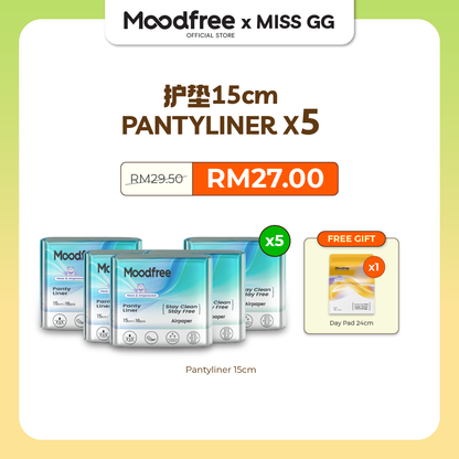 [MISS GG] MOODFREE Engineered Pantyliner Bundle