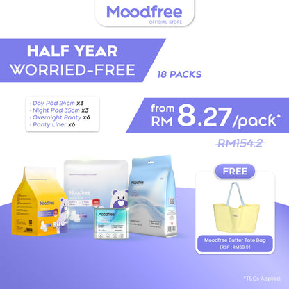 Half Year Worried-Free (Free Limited Edition Butter Tote Bag worth RM59.9)