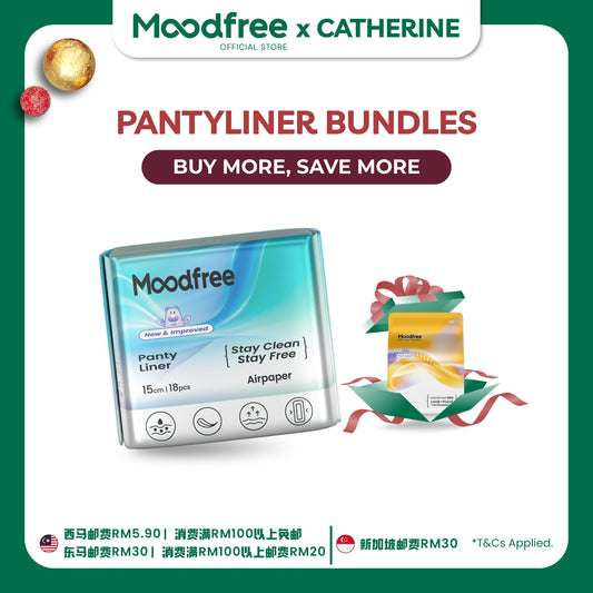 [CATHERINE] MOODFREE Engineered Pantyliner Bundle