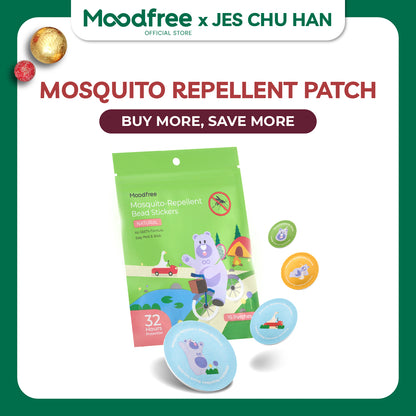 [JES CHU HAN] MOODFREE Mosquito-Repellent Bead Stickers (15patches/pack)