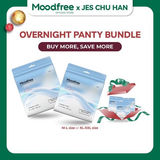 [JES CHU HAN] MOODFREE Engineered Overnight Panty Bundle
