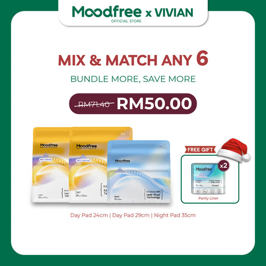 [VIVIAN] MIX & MATCH ANY 6 SANITARY PADS