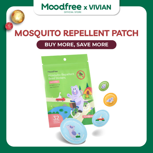[VIVIAN] MOODFREE Mosquito-Repellent Bead Stickers (15patches/pack)