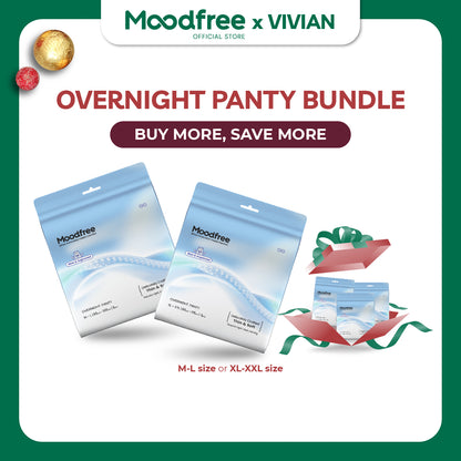 [VIVIAN] MOODFREE Engineered Overnight Panty Bundle