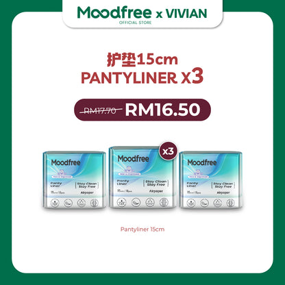 [VIVIAN] MOODFREE Engineered Pantyliner Bundle