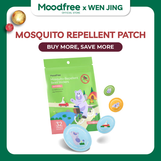 [WEN JING] MOODFREE Mosquito-Repellent Bead Stickers (15patches/pack)