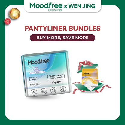 [WEN JING] MOODFREE Engineered Pantyliner Bundle