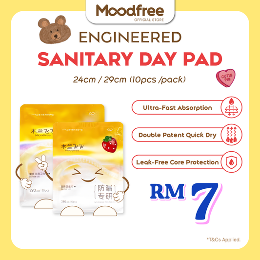Moodfree Engineered Day Use Sanitary Pad (10 pcs/pack)