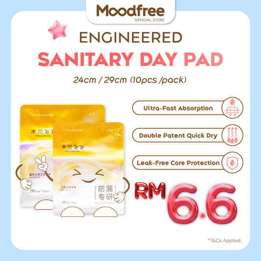 Moodfree Engineered Day Use Sanitary Pad (10 pcs/pack)