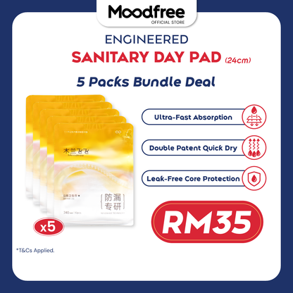 Moodfree Engineered Day Use Sanitary Pad (10 pcs/pack)