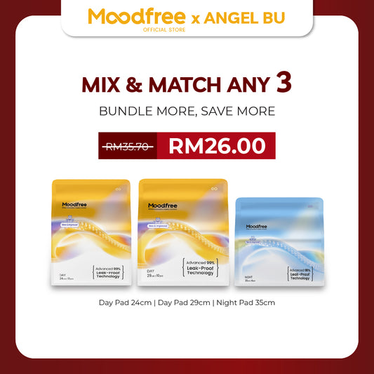 [ANGEL BU] MIX & MATCH ANY 3 SANITARY PADS
