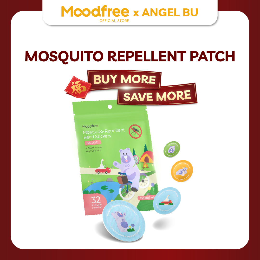 [ANGEL BU] MOODFREE Mosquito-Repellent Bead Stickers (15patches/pack)