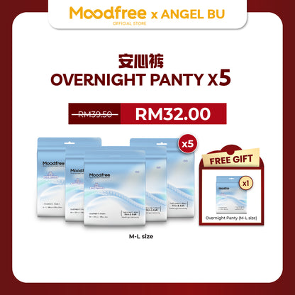 [ANGEL BU] MOODFREE Engineered Overnight Panty Bundle