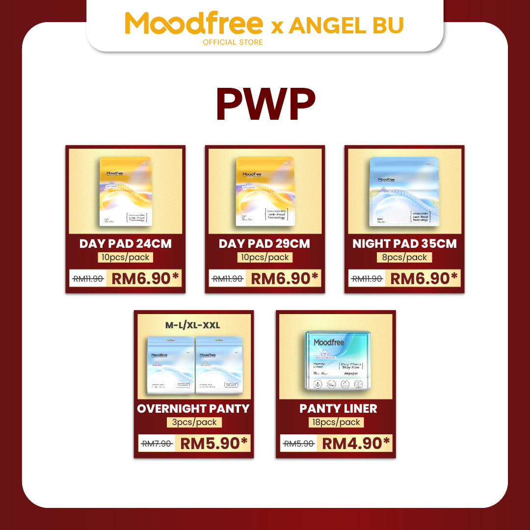 [ANGEL BU] MOODFREE Engineered Overnight Panty Bundle