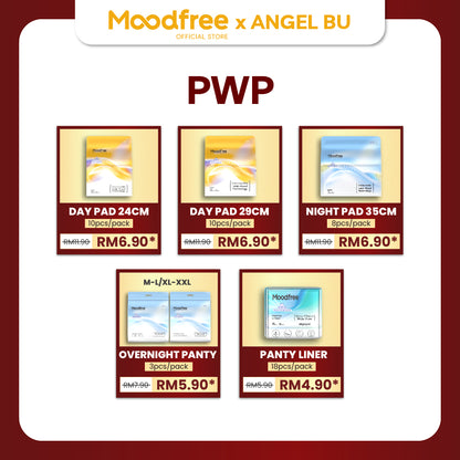 [ANGEL BU] MOODFREE Engineered Overnight Panty Bundle