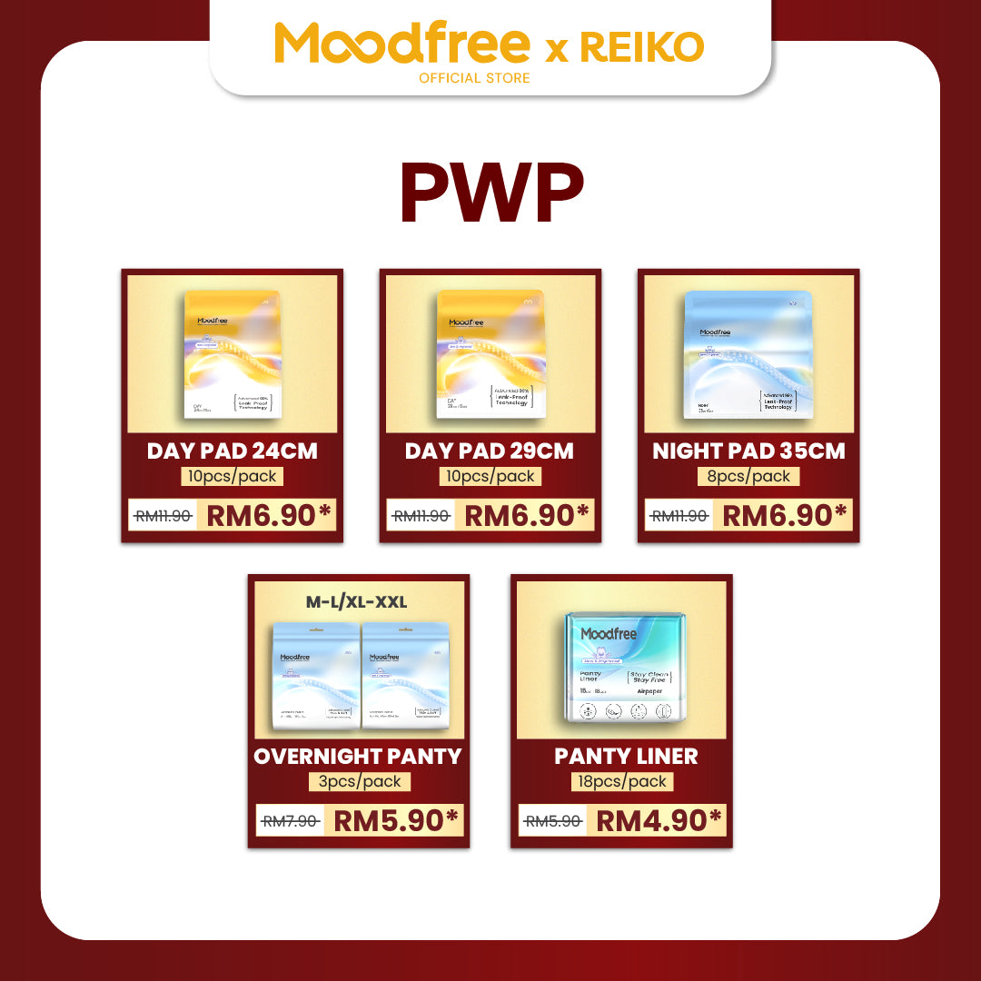 [REIKO] MOODFREE Engineered Pantyliner Bundle