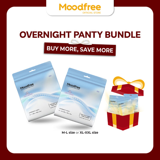 [CHERISH] MOODFREE Engineered Overnight Panty Bundle