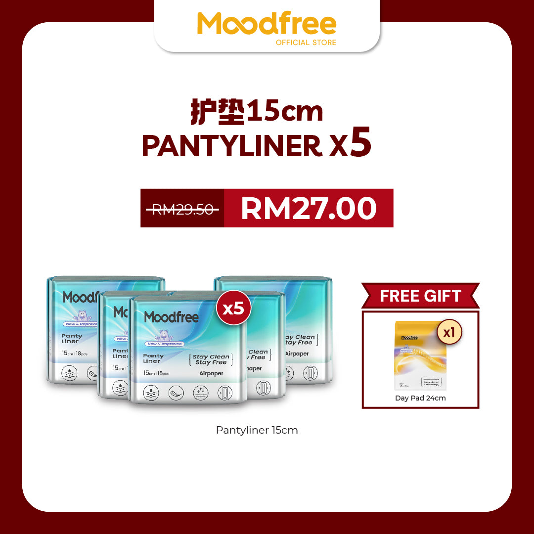 [CHERISH] MOODFREE Engineered Pantyliner Bundle