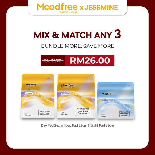 [JESSMINE] MIX & MATCH ANY 3 SANITARY PADS