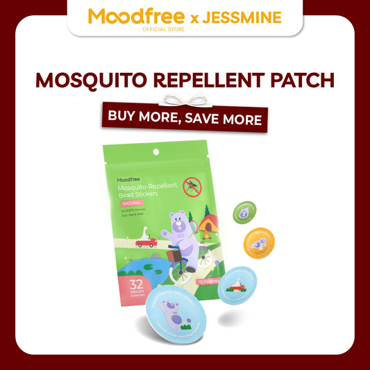 [JESSMINE] MOODFREE Mosquito-Repellent Bead Stickers (15patches/pack)