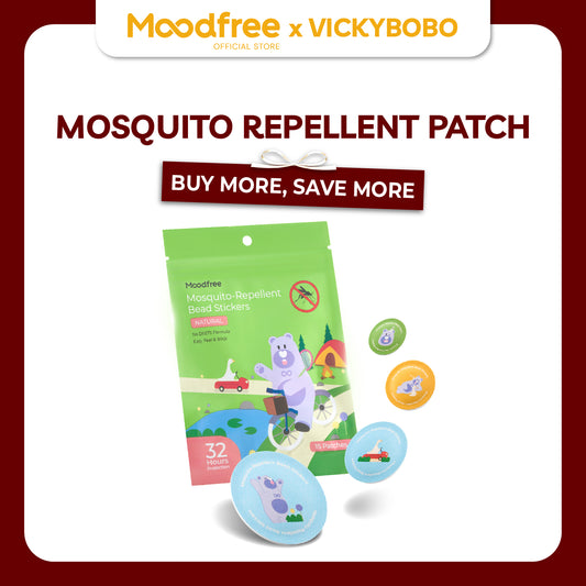 [VICKYBOBO] MOODFREE Mosquito-Repellent Bead Stickers (15patches/pack)