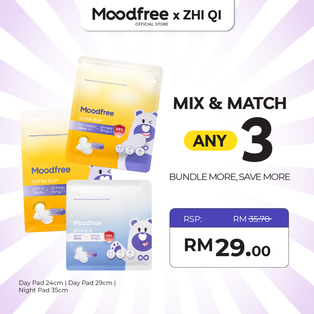 [ZHI QI] MIX & MATCH ANY 3 SANITARY PADS