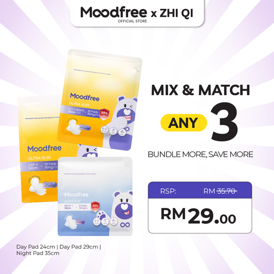 [ZHI QI] MIX & MATCH ANY 3 SANITARY PADS
